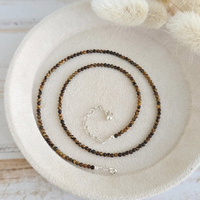 Choker Mini Aura Ojo de tigre 