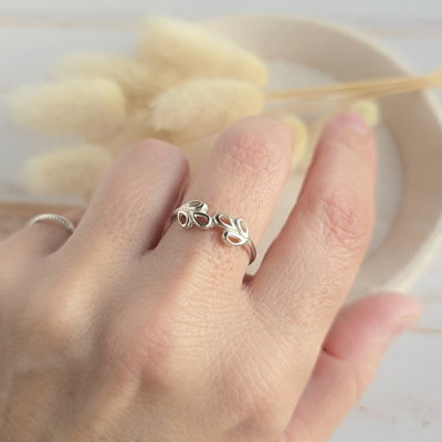 Anillo Hojas