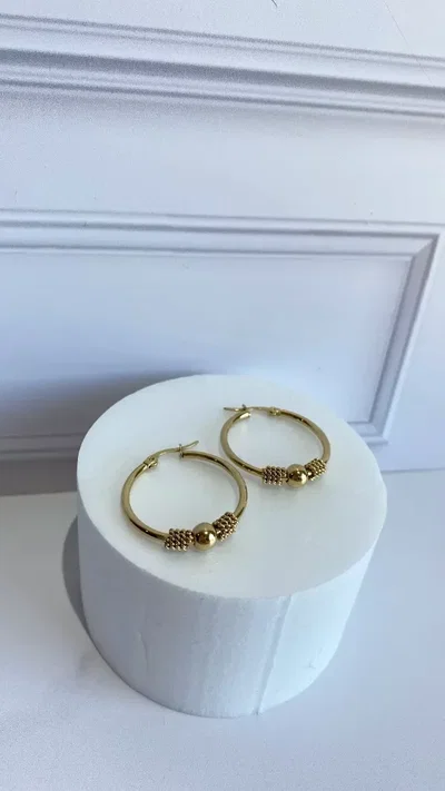 Argollas coreanas doradas