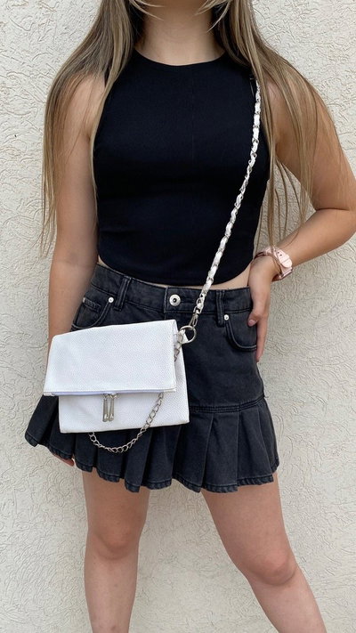 Bandolera Zadig blanca