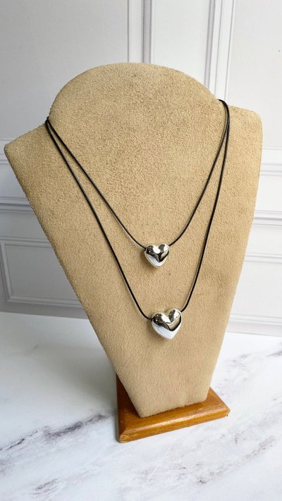 Cadenita doble corazón
