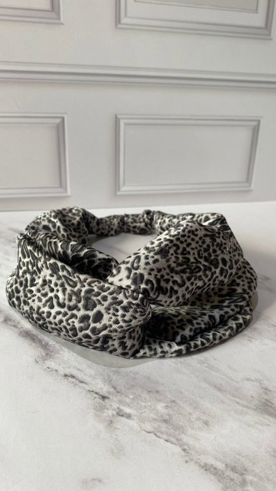 Turbante animal print