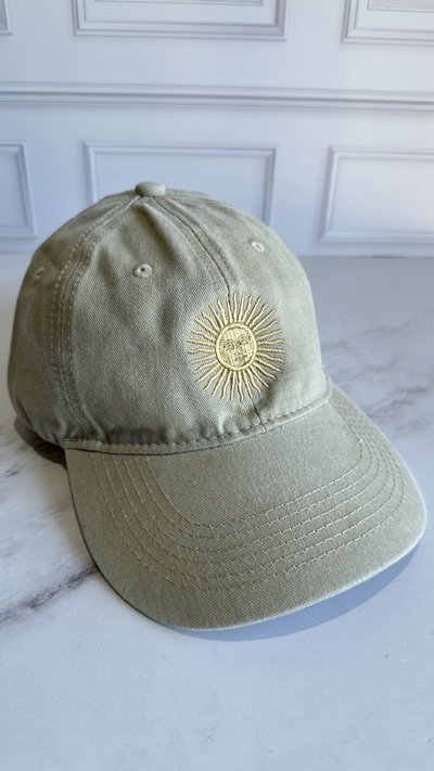 Gorra sol beige 
