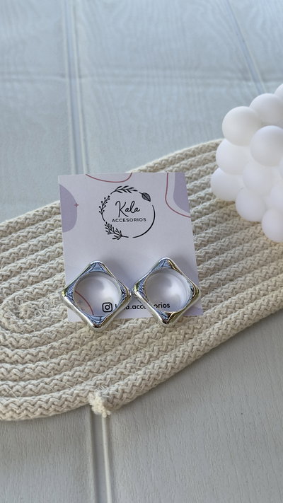 Aros chapón cuadrado