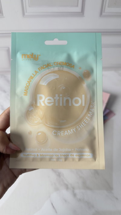 Mascarilla facial retinol