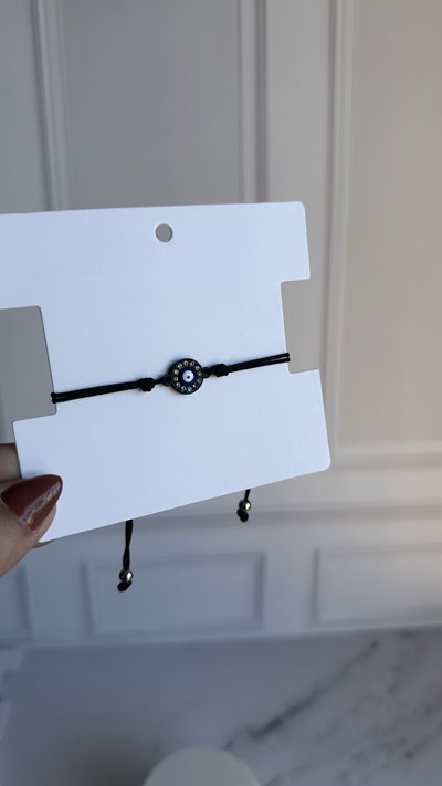 Pulsera cierre macramé ojito 