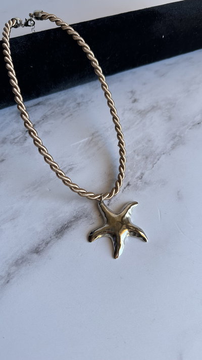Collar trenzado sol 