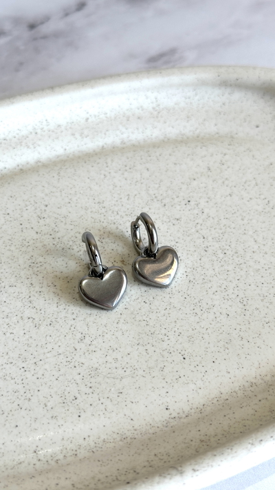 Aros corazón mini