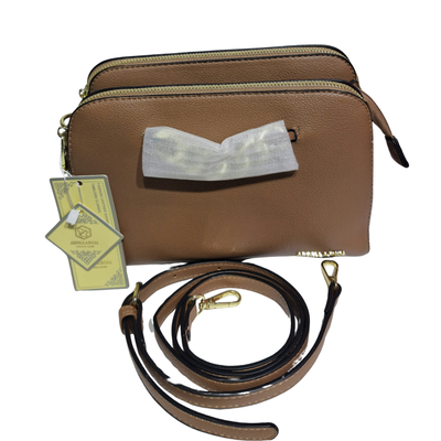 Bandolera Ecocuero Marrón