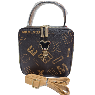 Cartera Tipo Valija Marrón