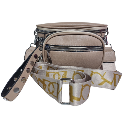 Riñonera De Ecocuero Beige