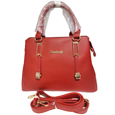 Cartera De Ecocuero Roja