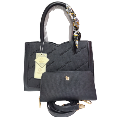 Cartera Con Billetera Negra