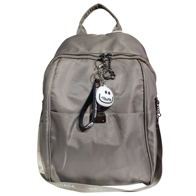 Mochila De Tela De Avión Visón Con Cierre Mickey