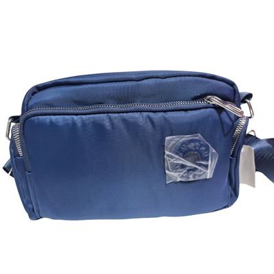 Bandolera De Tela De Avión Azul