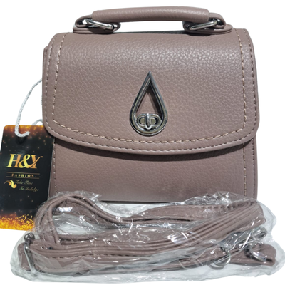 Mini Bag Gota De Ecocuero Rosa Viejo