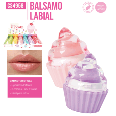 BALSAMO LABIAL CAP CAKE PINK 21