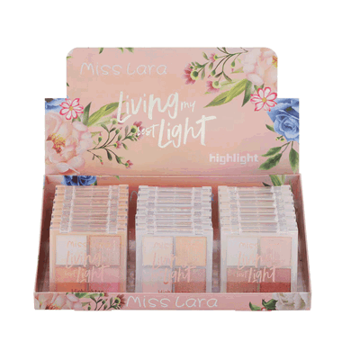 PALETA DE ILUMINADOR X4 MISS LARA