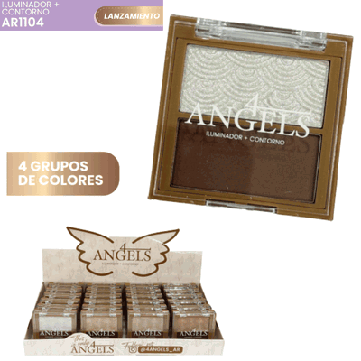 PALETA DE ILUMINADOR + CONTORNO 4 ANGELS