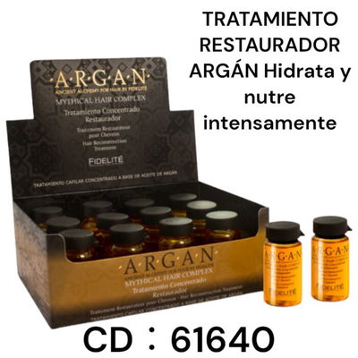 AMPOLLA DE TRATAMIENTO RESTAURADOR ARGAN FIDELITE