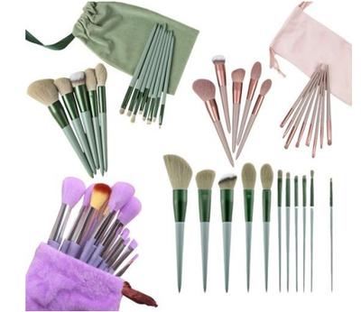 Set de brochas x12 con bolsa 