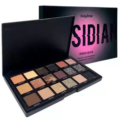 PALETA DE SOMBRAS RUBY ROSE – OBSIDIAN