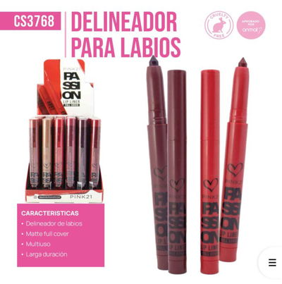 DELINEADOR PARA LABIOS - PINK21