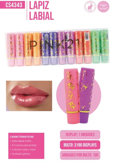 LABIAL MAGICOS EN BARRA X12