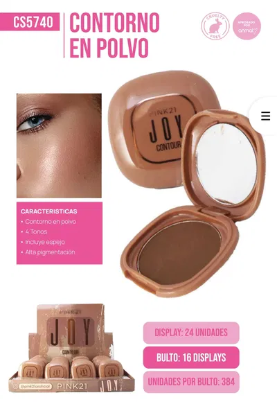 CONTORNO EN POLVO - PINK 21 