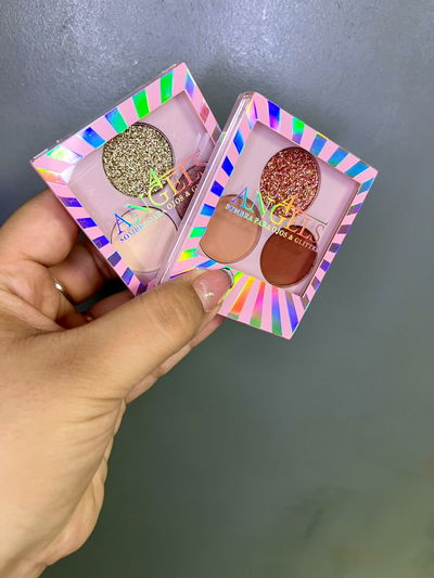Sombra para ojos con Glitter y espejo incluido 4 ANGELS