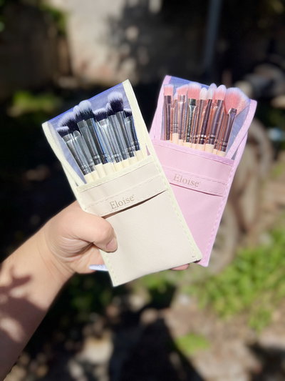 Set con estuche x10 brochas