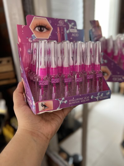 Mascara de pestañas transparente con Acido Hialuronico