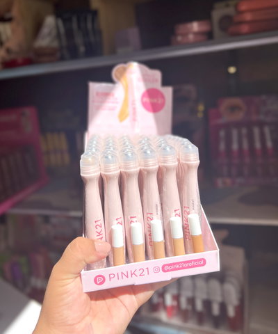 ✨ Corrector Líquido Pink 21 – con aplicador Roll-On y efecto frío