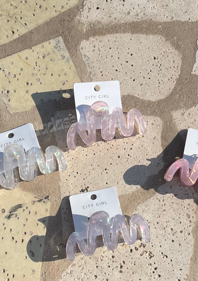 Broche Garra efecto Nácar 