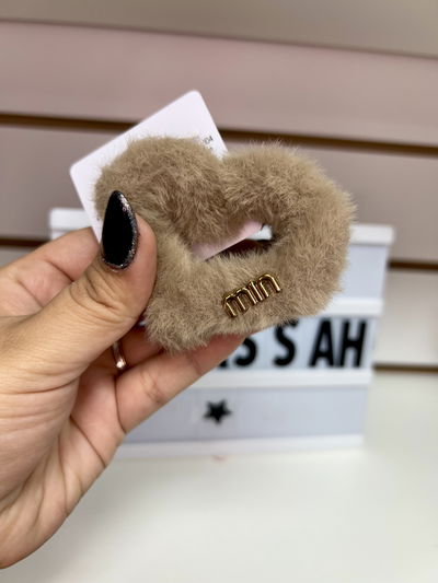 Broches peluche Corazón 