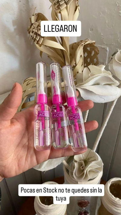 Mascara de pestañas transparente con Acido Hialuronico