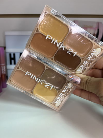 Paleta de contorno y corrector Pink 21