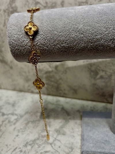 Clover con strass