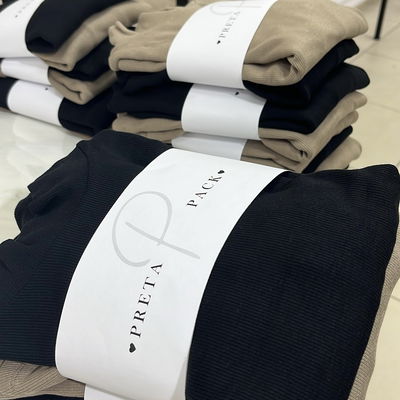 Preta PACK Media Polera