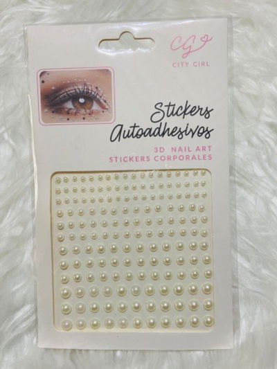Plancha de perlas autoadhesivas