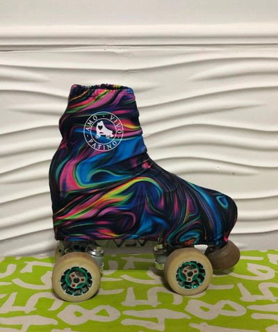 Cubrebotas estampados modelo Psicodelia