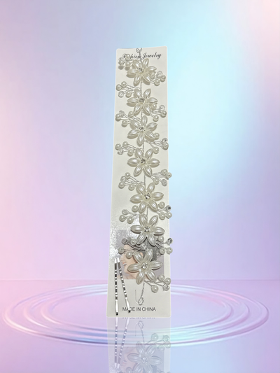 Tiaras flexibles con perlas y strass