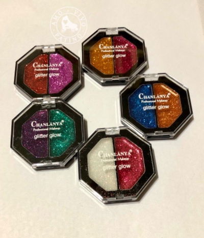 Dúo de sombras glitter Glow