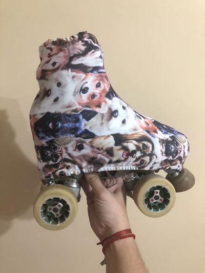 Cubrebotas estampados modelo Perritos