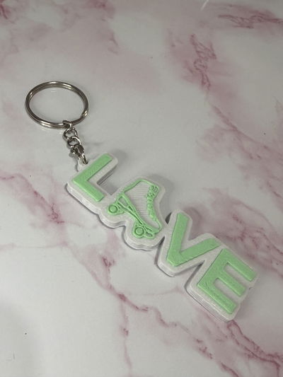 Llaveros Love Patín