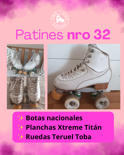 Patines artísticos nro 32