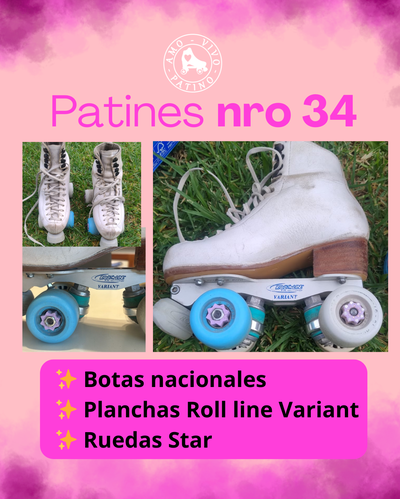 Patines artísticos nro 34