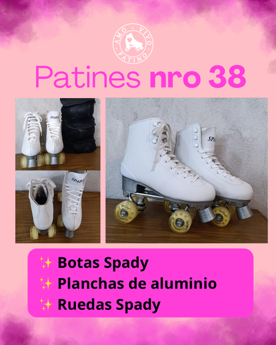 Patines artísticos semi profesionales nro 38