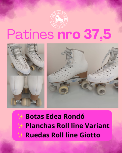 Patines artísticos semi profesionales nro 37,5