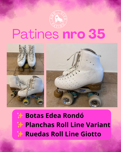 Patines artísticos italianos nro 35